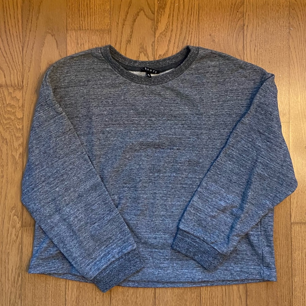 Theory cropped sweatshirt